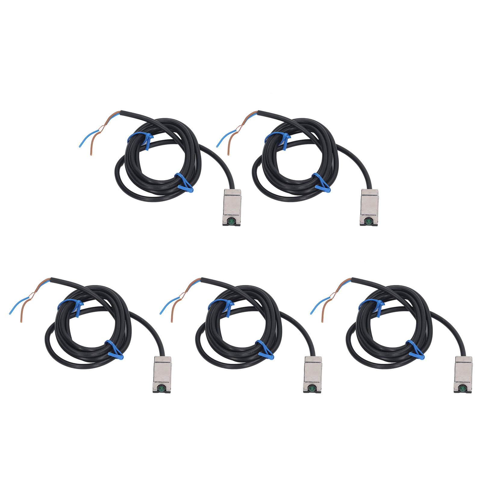 5Pcs Magnetic Switch Sensor 2 Wire Normally Open Proximity Sensor 100mA AC DC