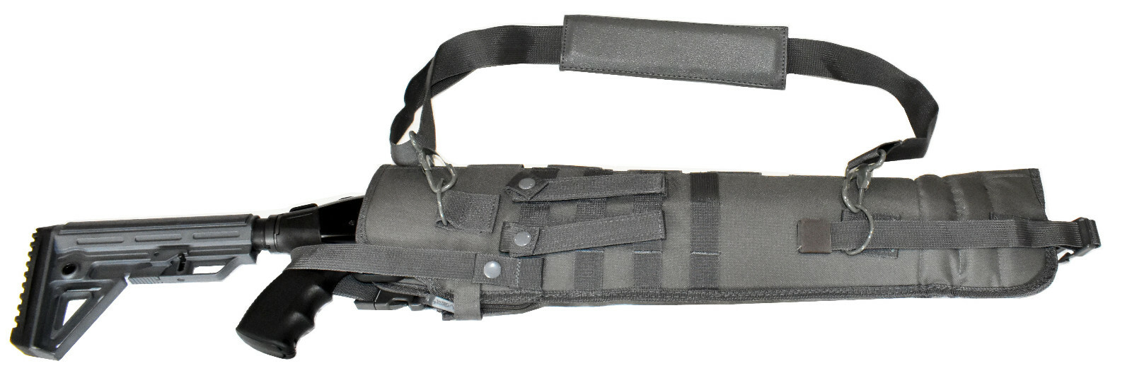 TRINITY Padded Shotgun Scabbard Gray for Mossberg Shockwave MOLLE 20-25 Inch