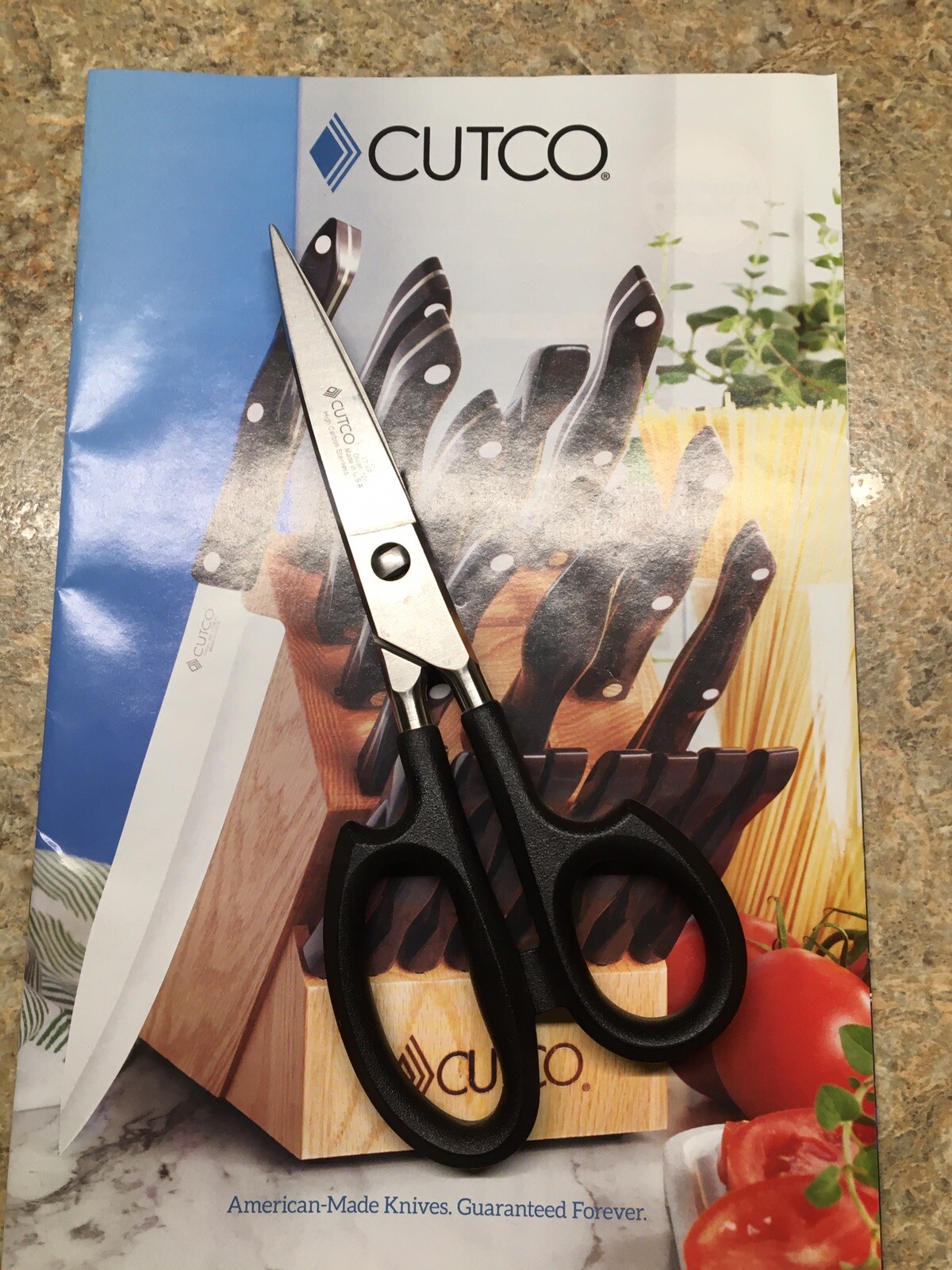 Sharpened Cutco 77 Black Kitchen Scissors / Take Apart Shears Excellent! 8inch