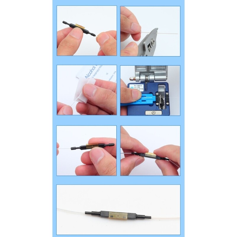 Upgraded Quick Connector Optical Fiber Mechanical Splices Easy Operation Durable