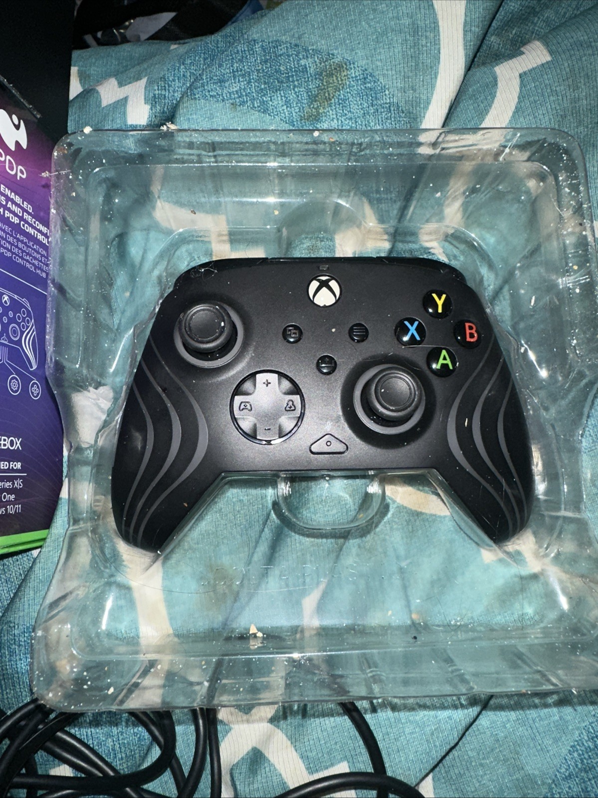 PDP Gaming Afterglow Wave Enhanced Wired Controller Xbox Series X|S Wave Black