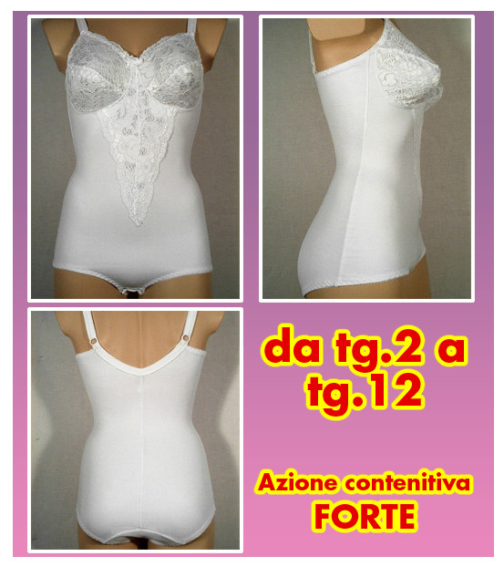 Women's FULLY COTTON LINED Container Bodysuit Medium Hold 78