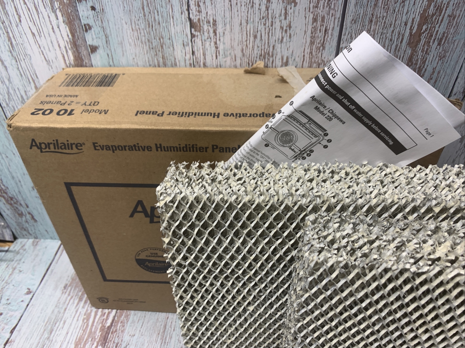 2-Pack APRILAIRE 10-02 REPLACEMENT HUMIDIFER PANELS