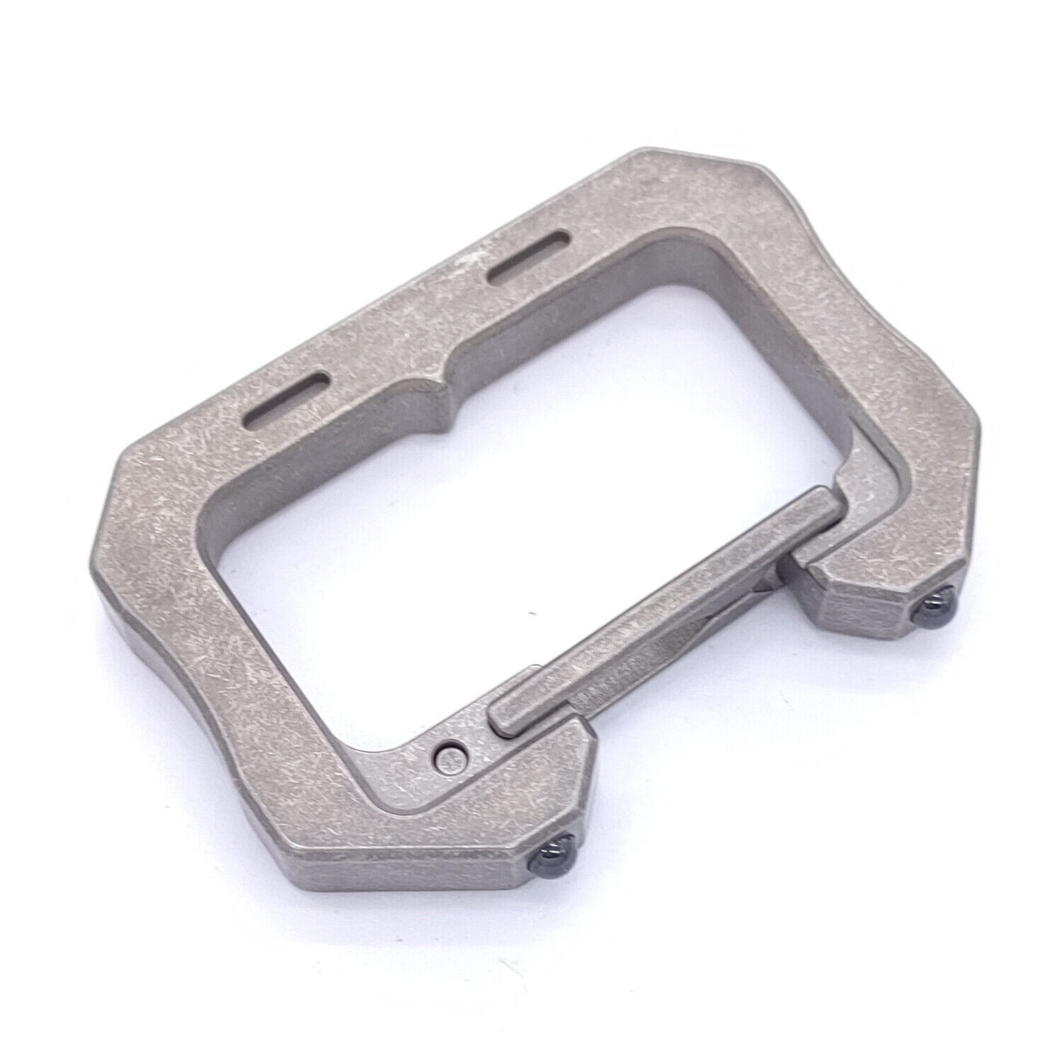 Solid Titanium Alloy Carabiner Survival EDC Multi Tactical Tools Keychain Buckle