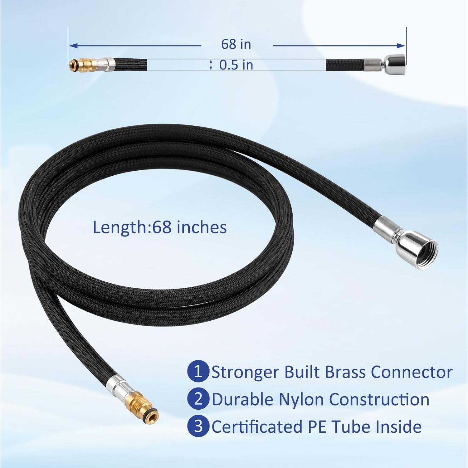 Hose Kit Compatible with Kohler Pull Down Kitchen Faucet