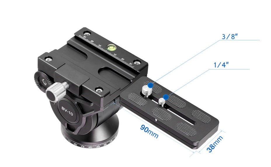 Leofoto BV-10 (Knob Clamp) Fluid Video Head - Arca Standard