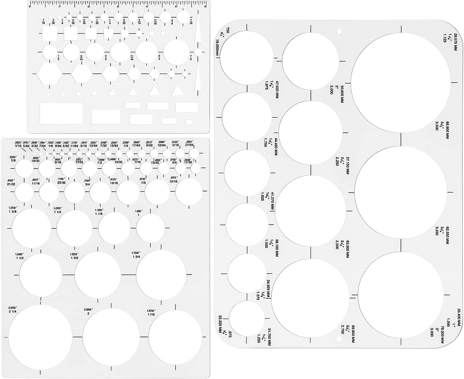 Tamaki Circle Template Circle round Stencil Templates for Drafting for Office an