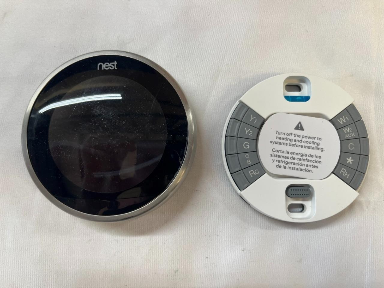 Parts for Google Nest Learning Thermostat Stainless Steel (T3008US) Model:A0013