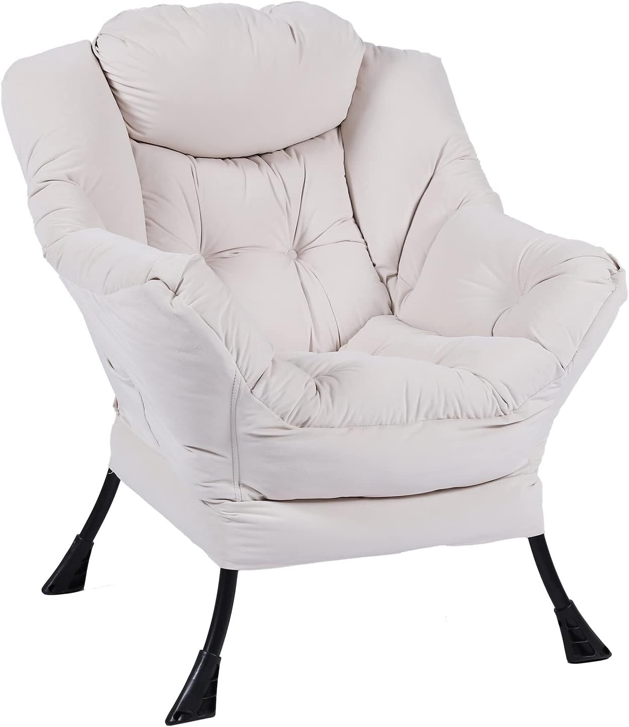 Modern Lazy Chair Armchair Comfy Lounge Accent Chair Upholstered Single Sofa