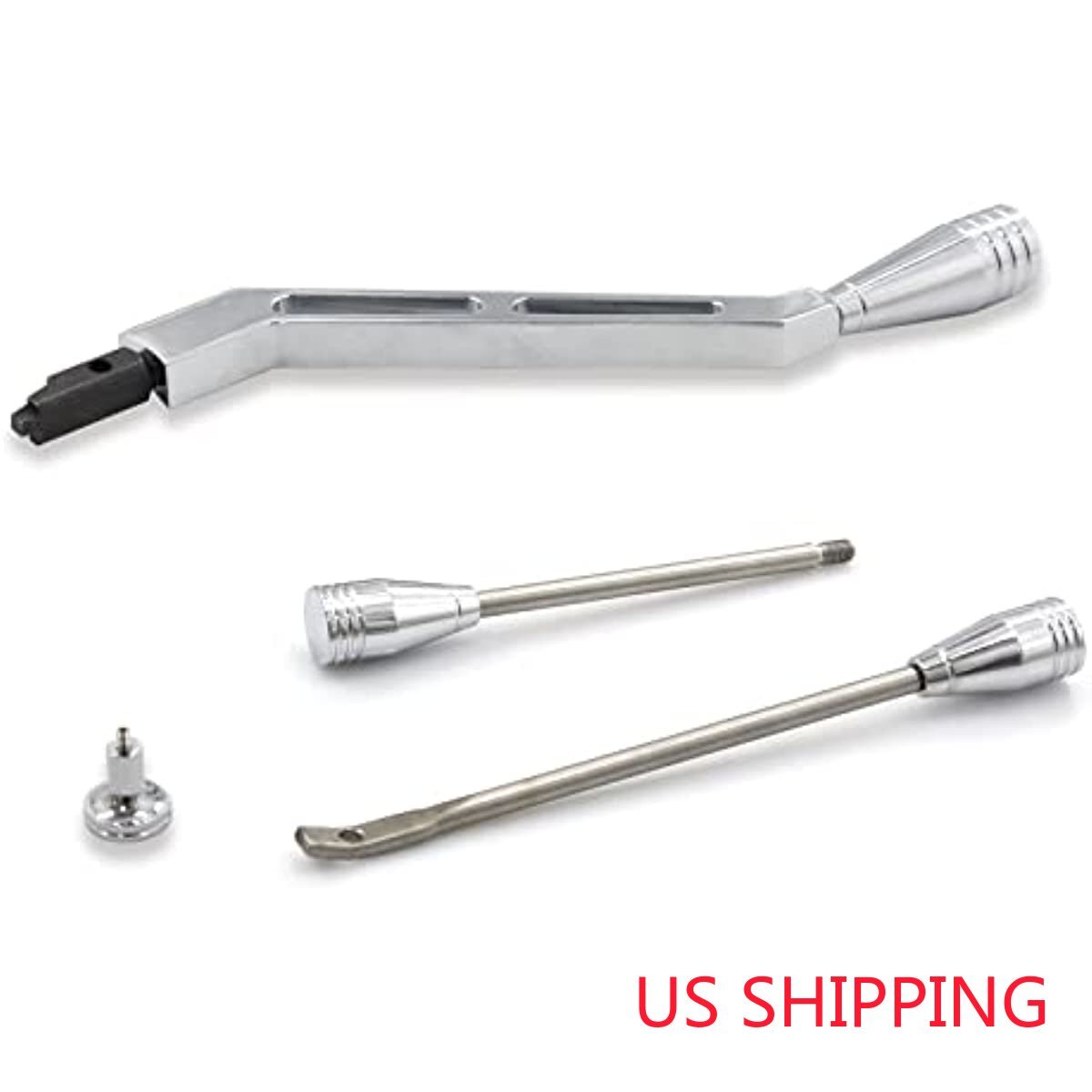 New Billet Aluminum GM Column Shifter Turn Signal Lever Hazard Tilt KIT Polished