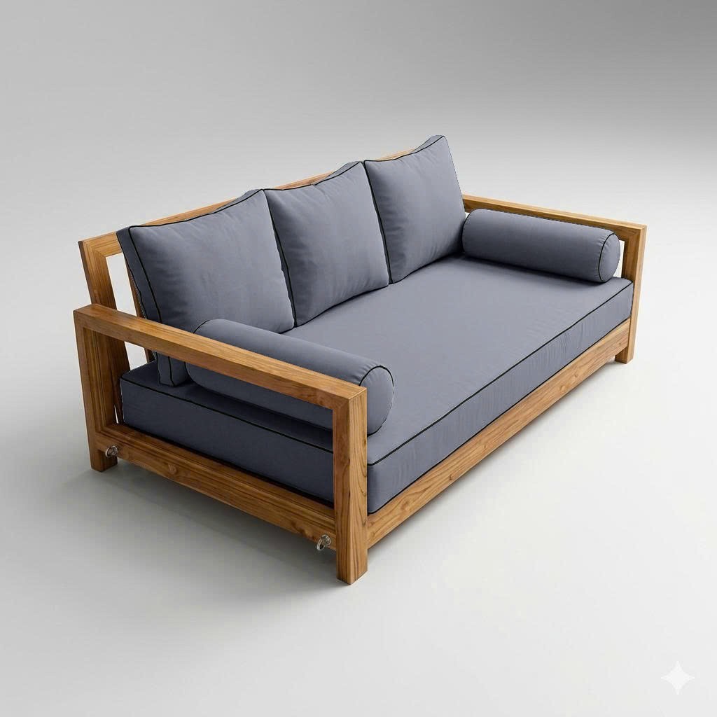 COVER ONLY STYLE 3 Mattress Pillow Daybed Porch Swing Contrast Trim Crib AD001