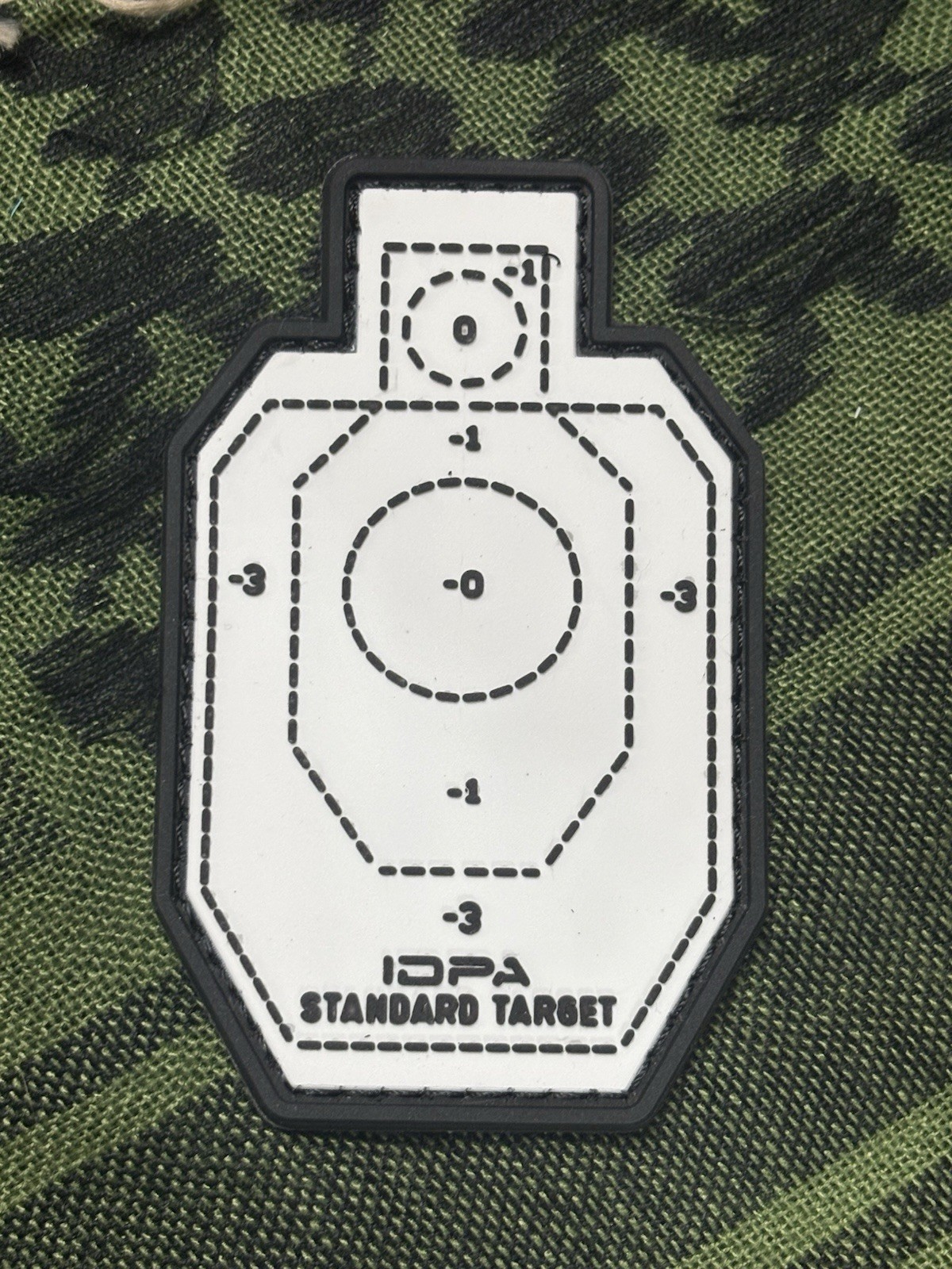 PvC 3D: Silhouette Target… Morale Tactical Hook And Loop Patch High Quality 3d