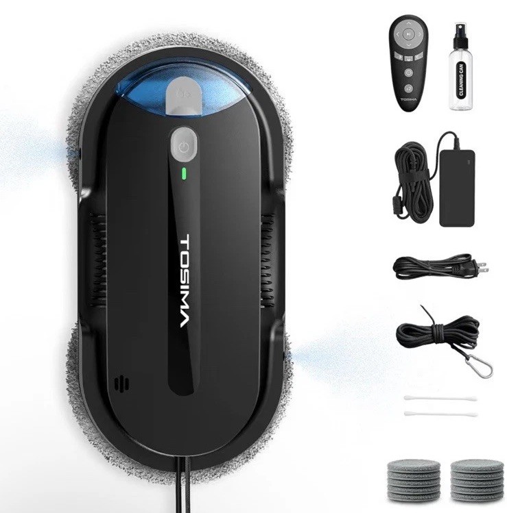 X1 Window Cleaning Robot 6400Pa Smart Variable Suction Dual Spray Remote