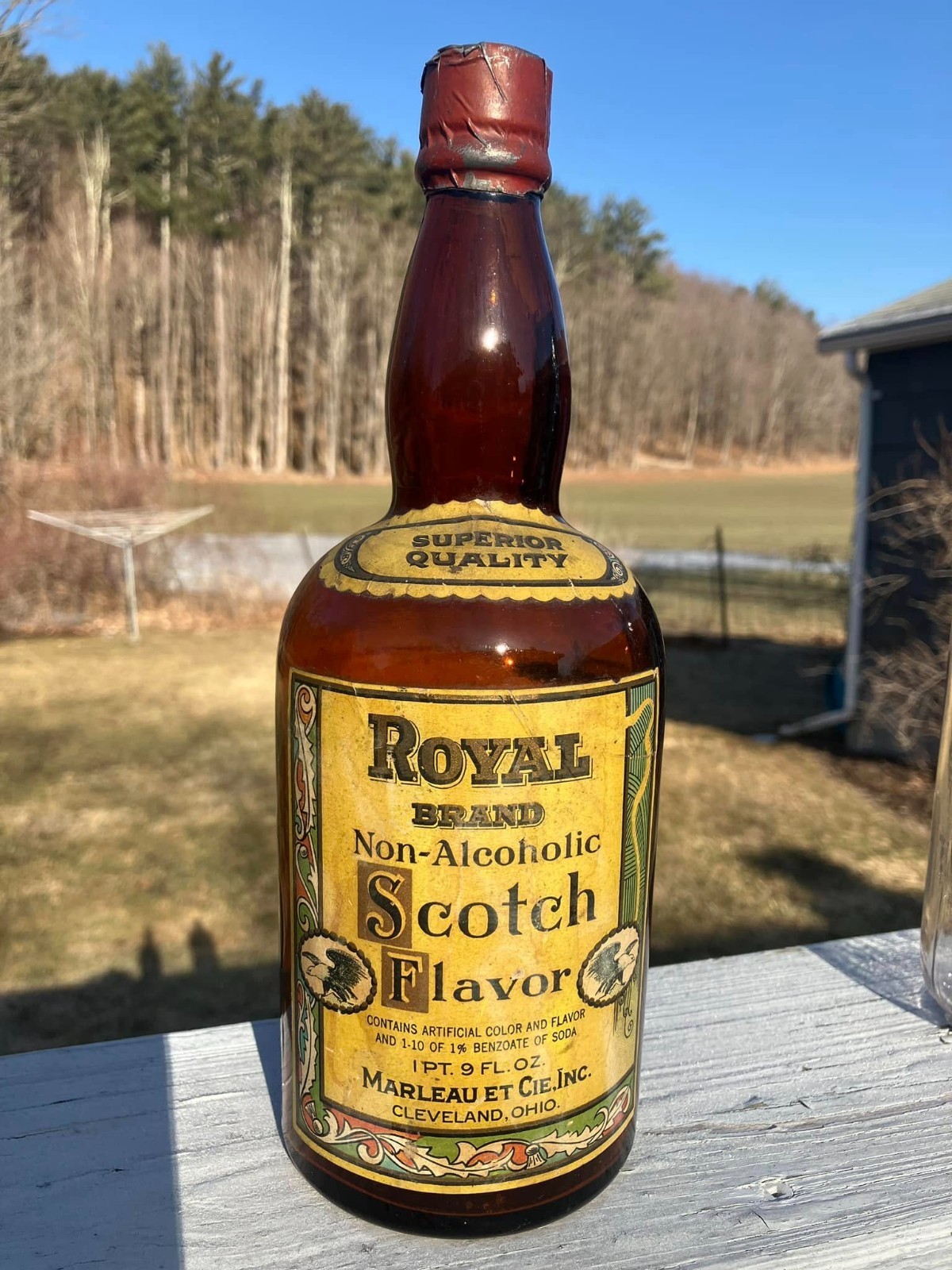 Royal Brand Scotch Marleau Cleveland OH Whiskey Great Label Color Eagle Graphics