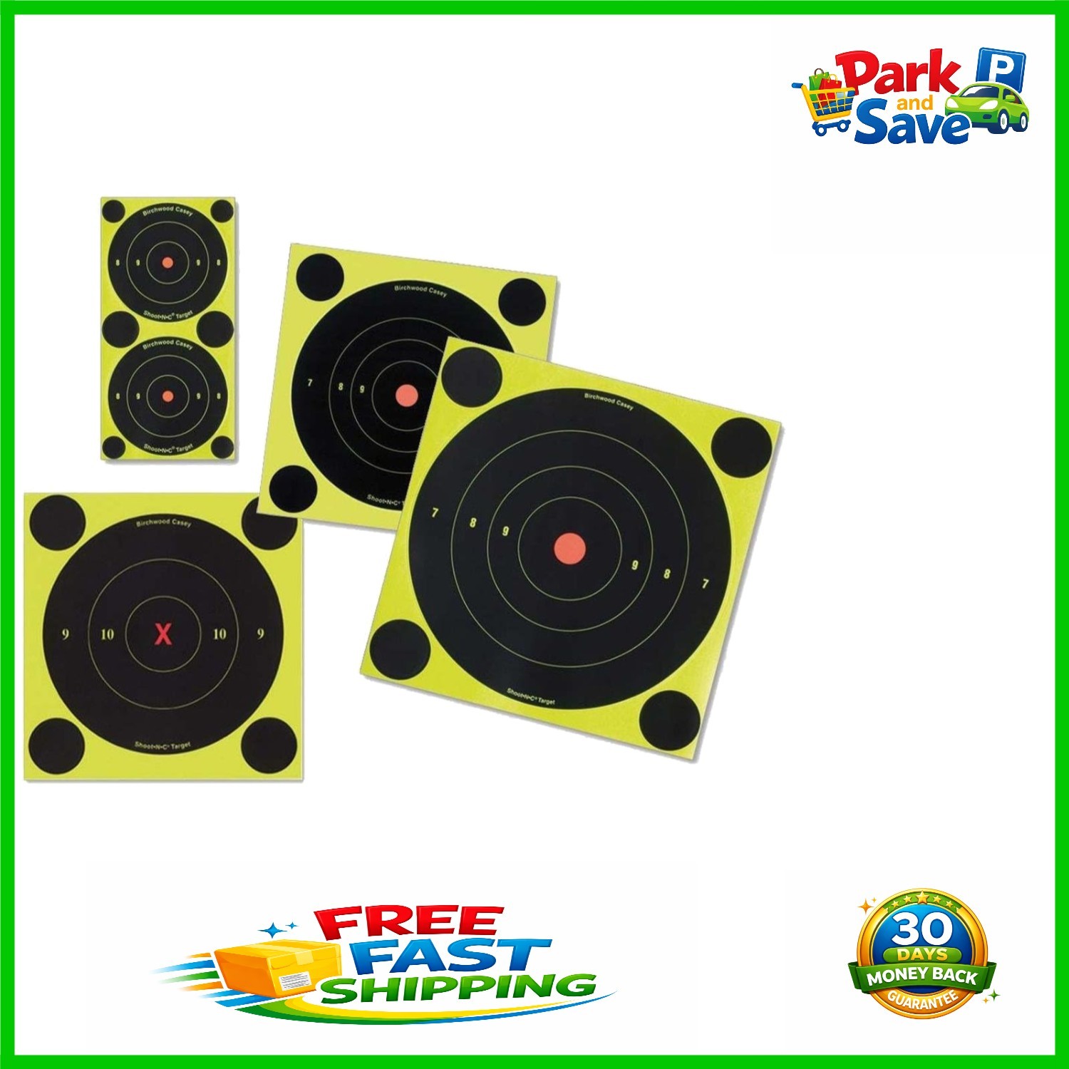 Versatile 6-Inch Bullseye Splatter Targets - Perfect for Indoor & Outdoor Use