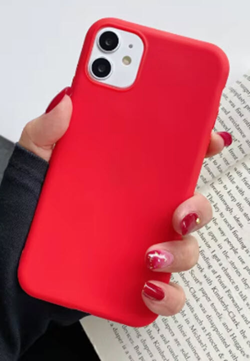 $4 Apple IPhone 15 IPhone 14 IPhone 13 Thin Rubber Soft Case FREE SHIPPING