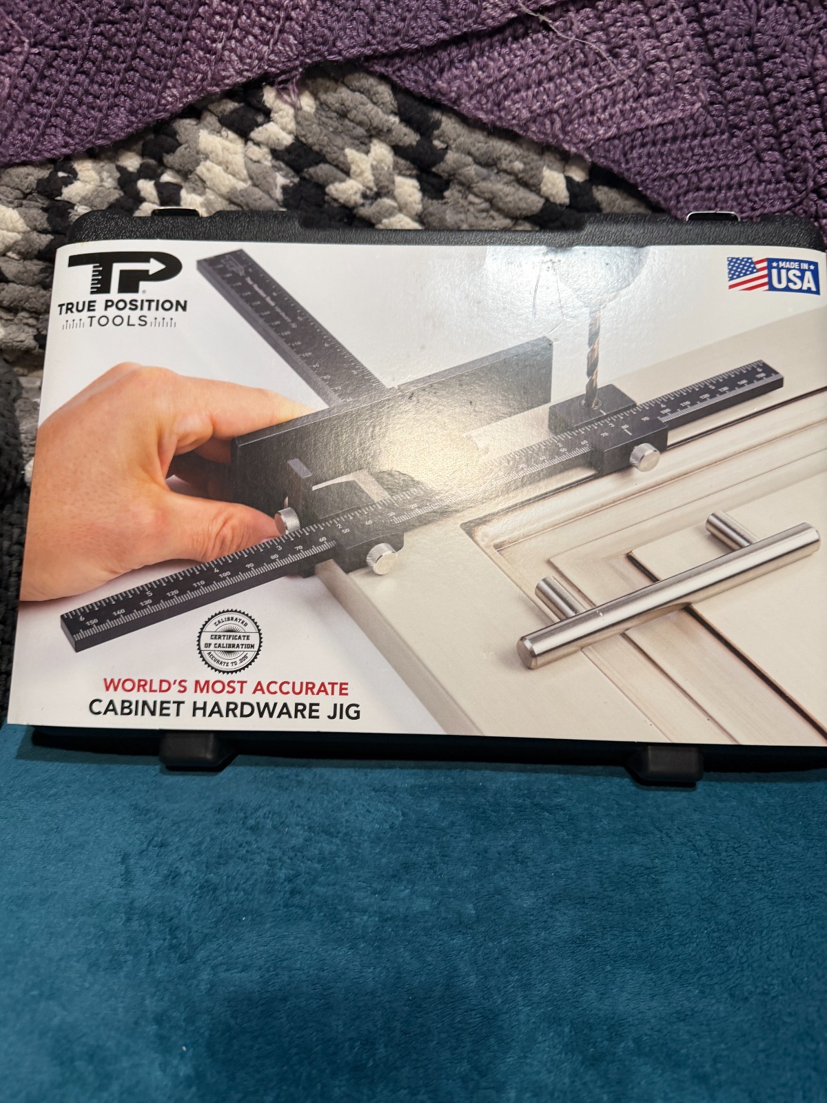 True Position Tools Cabinet Hardware Jig w/ Case & Manual Lightly Used