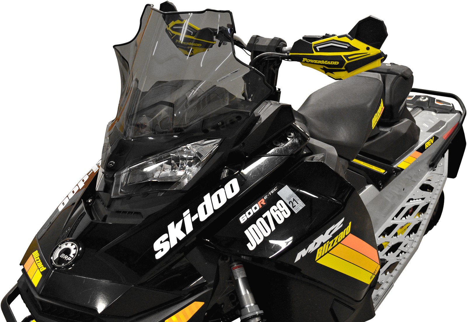 POWERMADD Fits Cobra W/S Low Smoke 14-Inch Windshield For S D Gen4