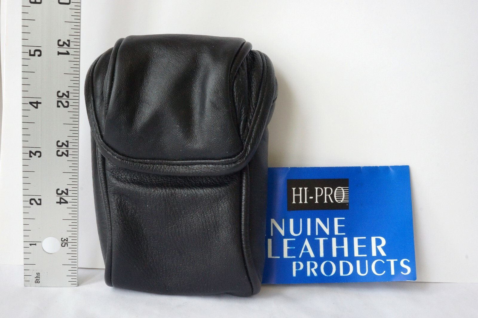 New Hi Pro Black Leather 35 mm Digital  Camera Case Accessories Bag Made in USA