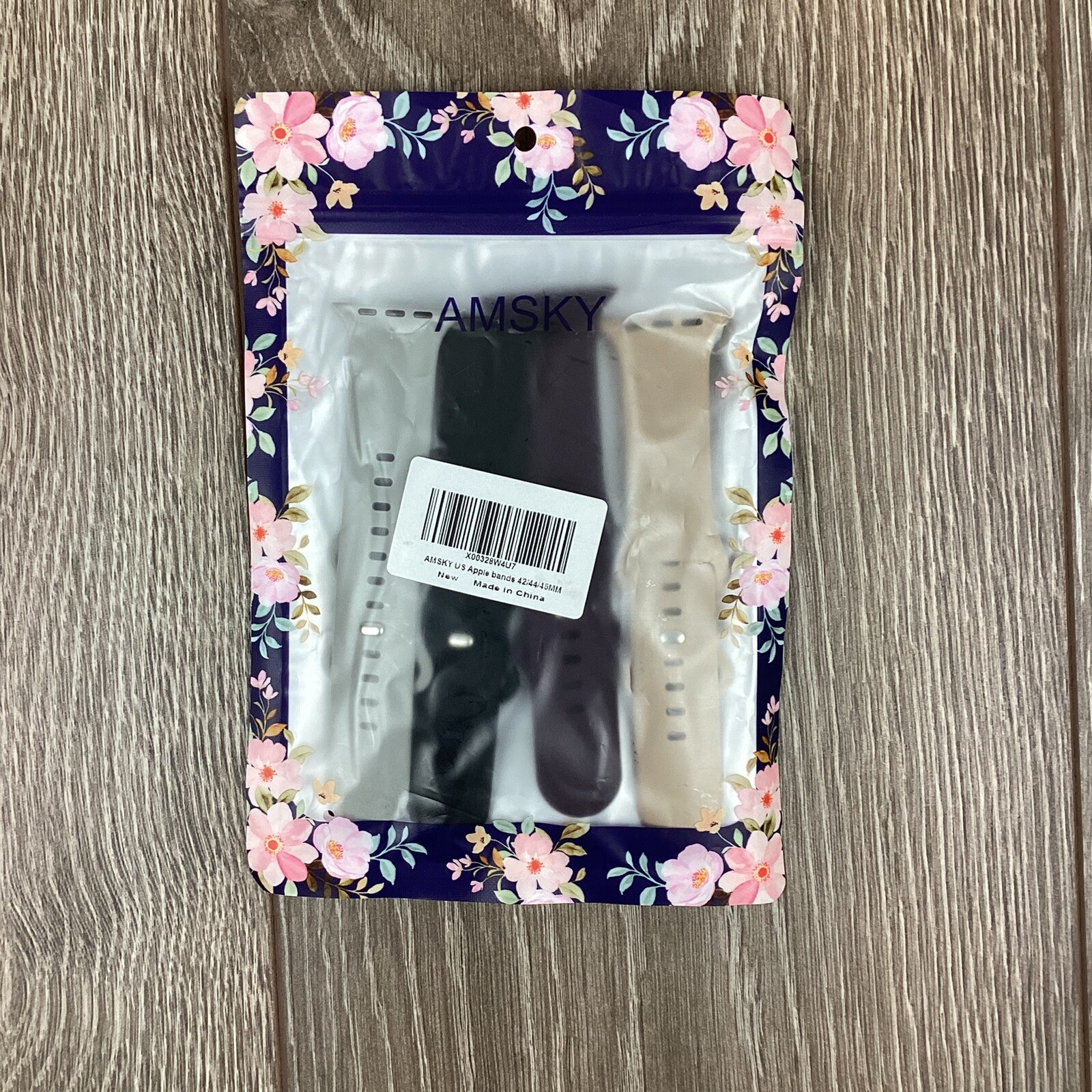apple watch bands 42mm 44mm 45mm 3 Pack Variety Black Tan