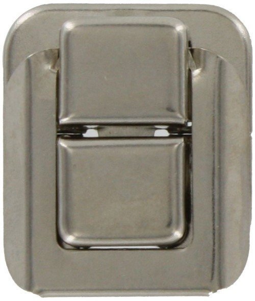 Nickel Plated Drawbolt - antique chest, trunk steamer vintage old case briefc...