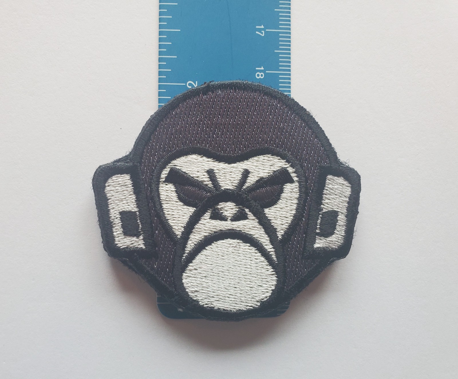 Mil Spec Angry Mad Monkey Embroidered Morale Patch Hook & Loop 2.25" X 2" NEW