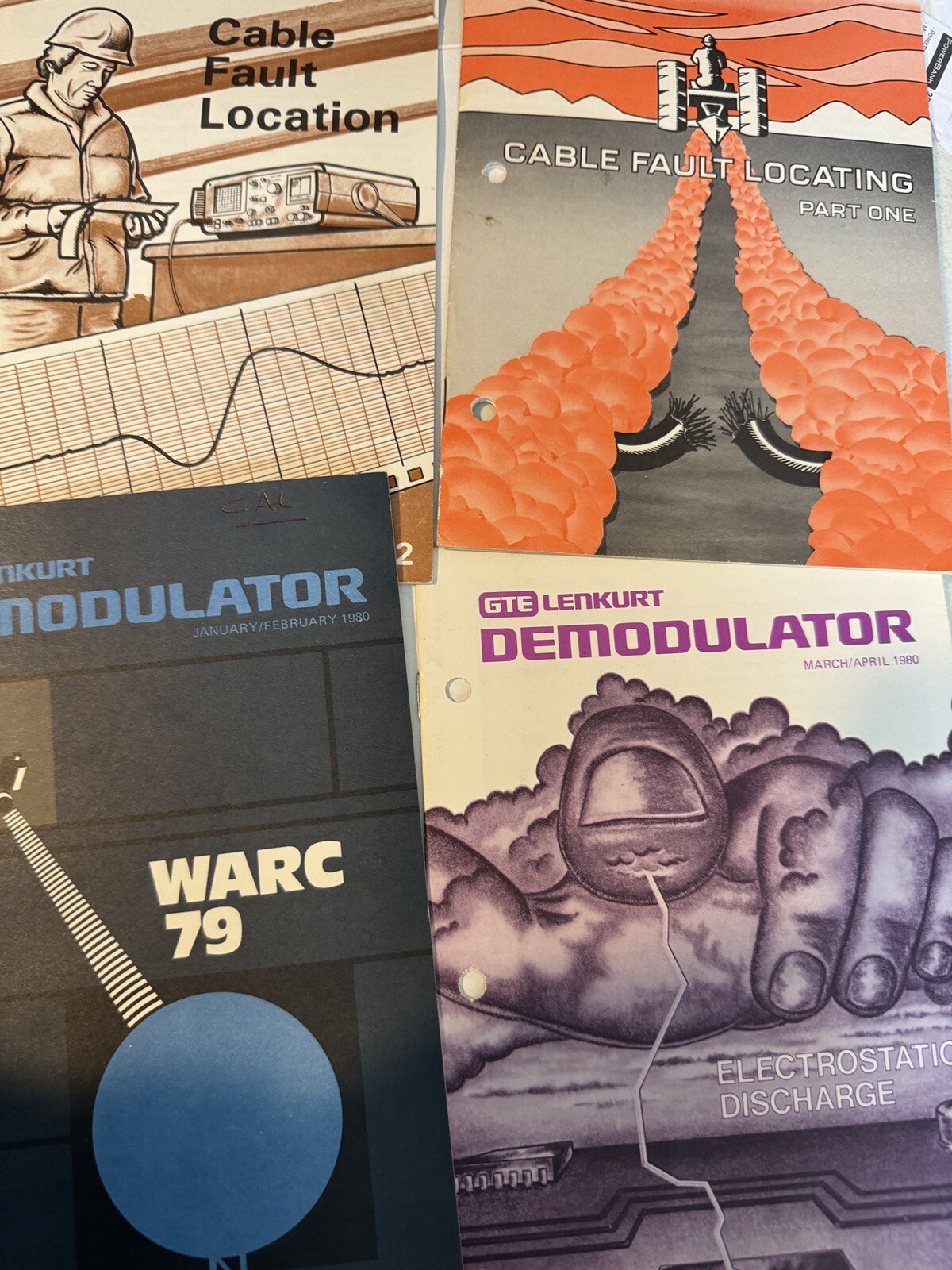 12 Demodulator Lot GTE Lenkurt Carrier  Employee Newsletter San Carlos CA 70 80