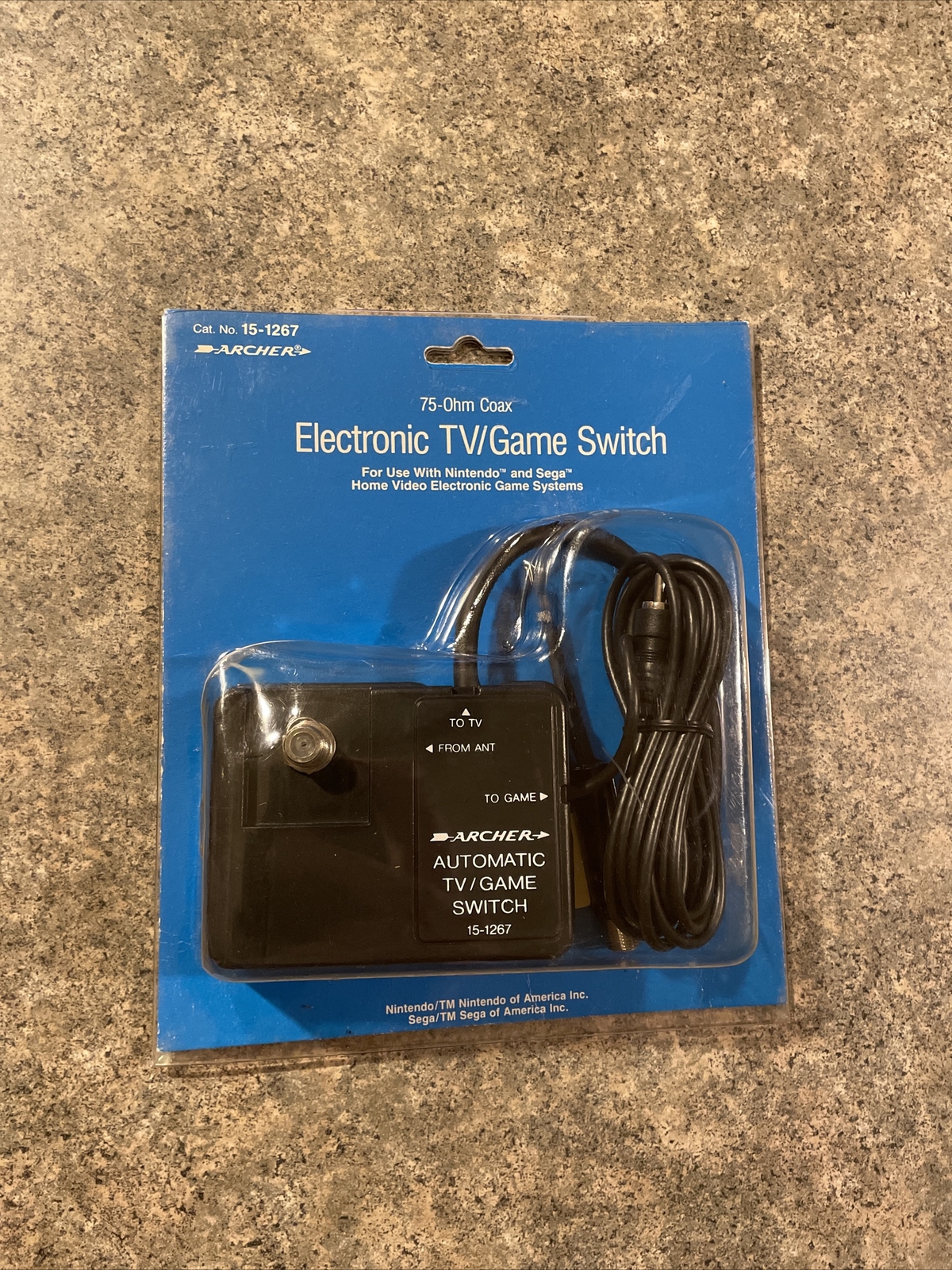 ARCHER Electronic TV Game Switch For Nintendo & Sega #15-1267A