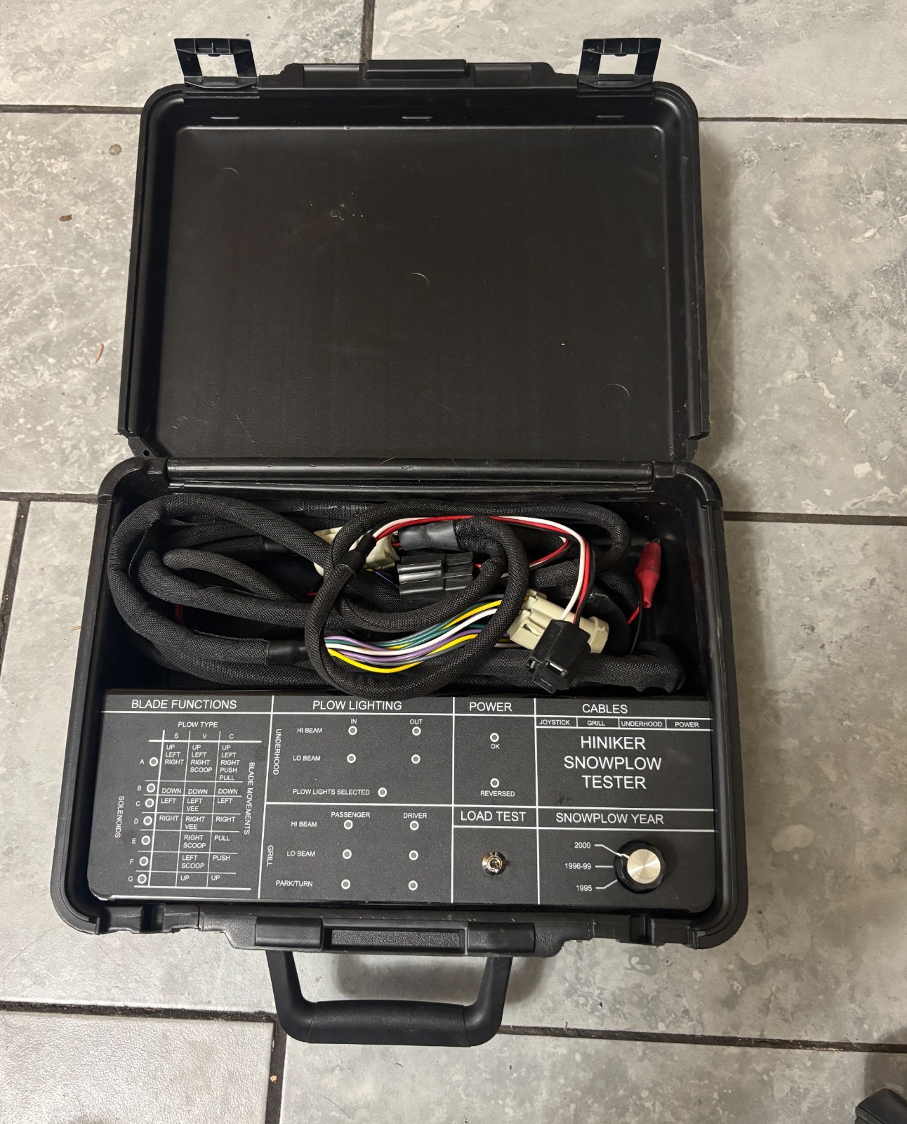 HINIKER SNOW PLOW ELECTRONICS TESTER SNOWBLOW Electrical System Tester