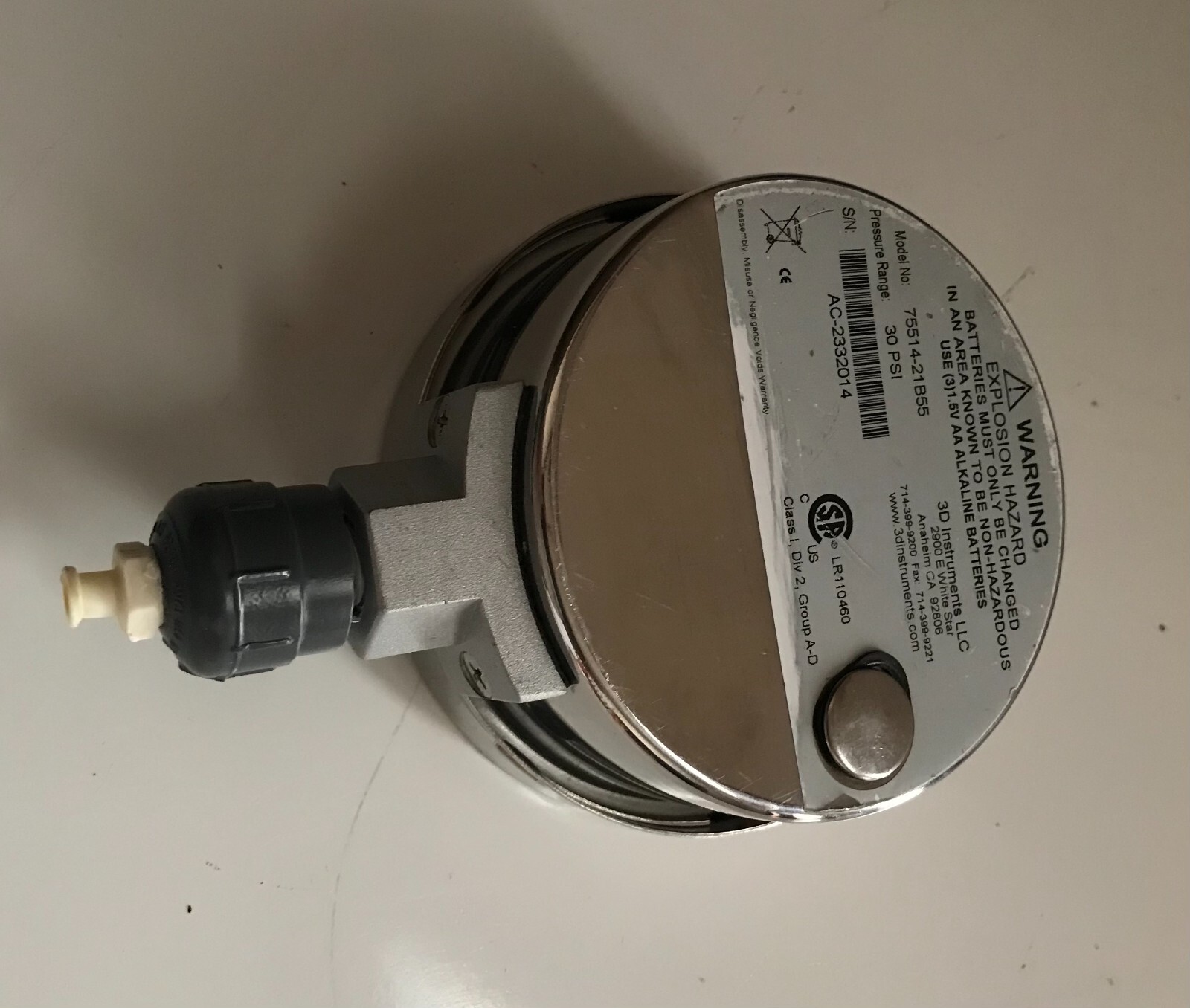 Accu cal plus 30 psi Digital pressure test gauge