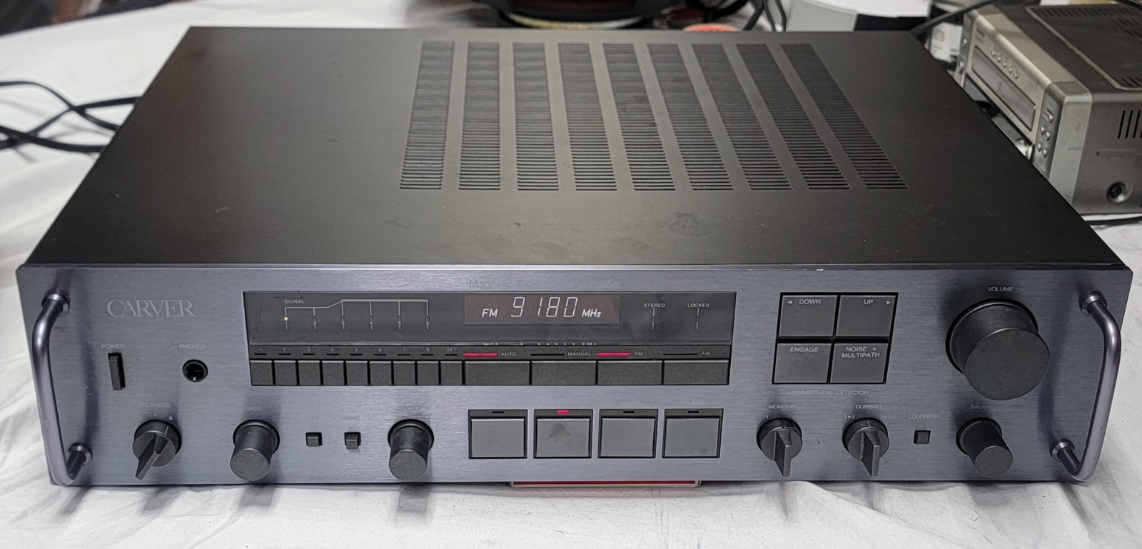 Nice Carver 900 Receiver 90 Watt Per Channel Stereo Power Amplifier W Serviced D
