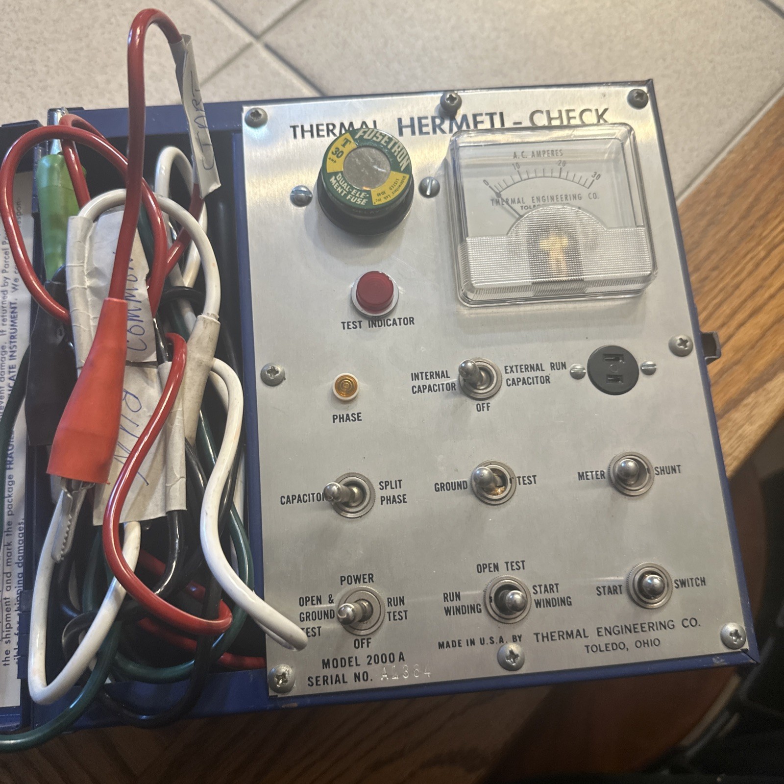 Thermal Engineering Hermeti Check model 2000A testing system