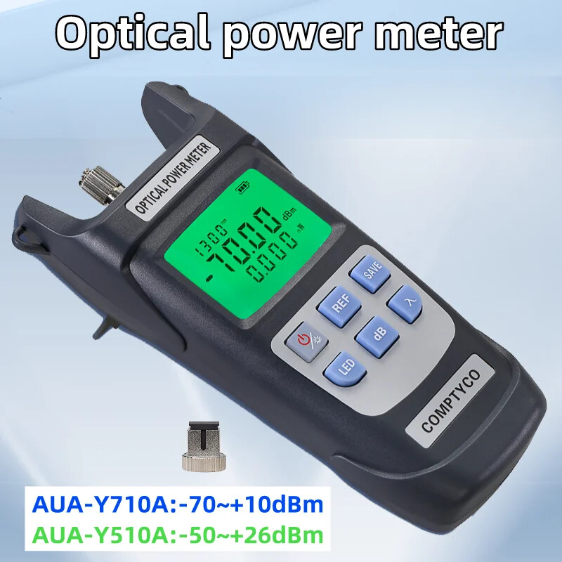 Optical Power Meter -70~+10dBm/-50~+26dBm Fiber Optic Cable Tester FTTH New