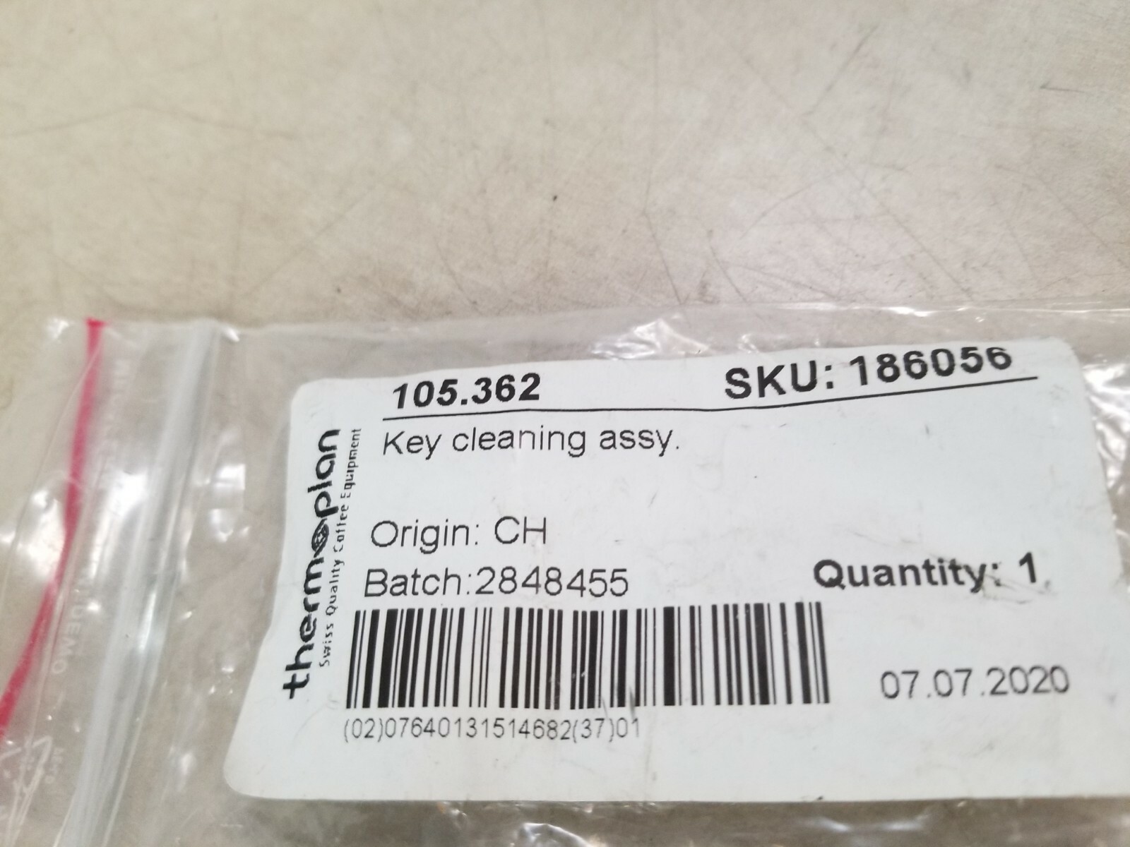 Thermoplan Key Cleaning Assy 105.362