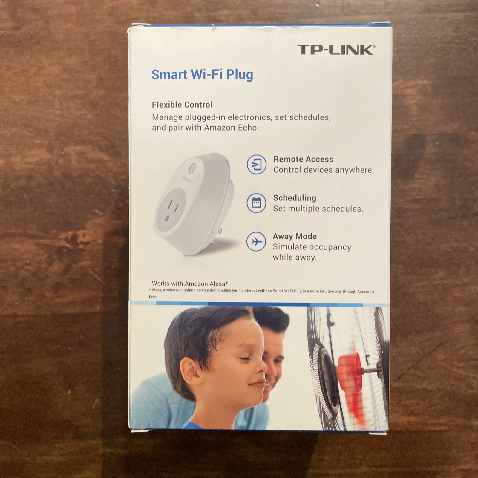 NEW TP-Link Wi-Fi Smart Plug HS105 Amazon Alexa Google Assistant White Open Box