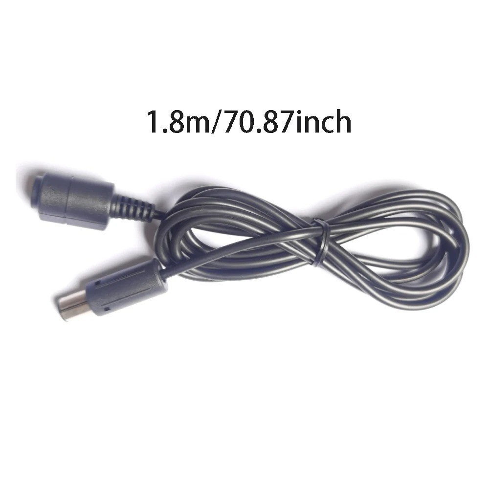 Nintendo GameCube Controller Extension Cable Cord (6 Feet) - Black