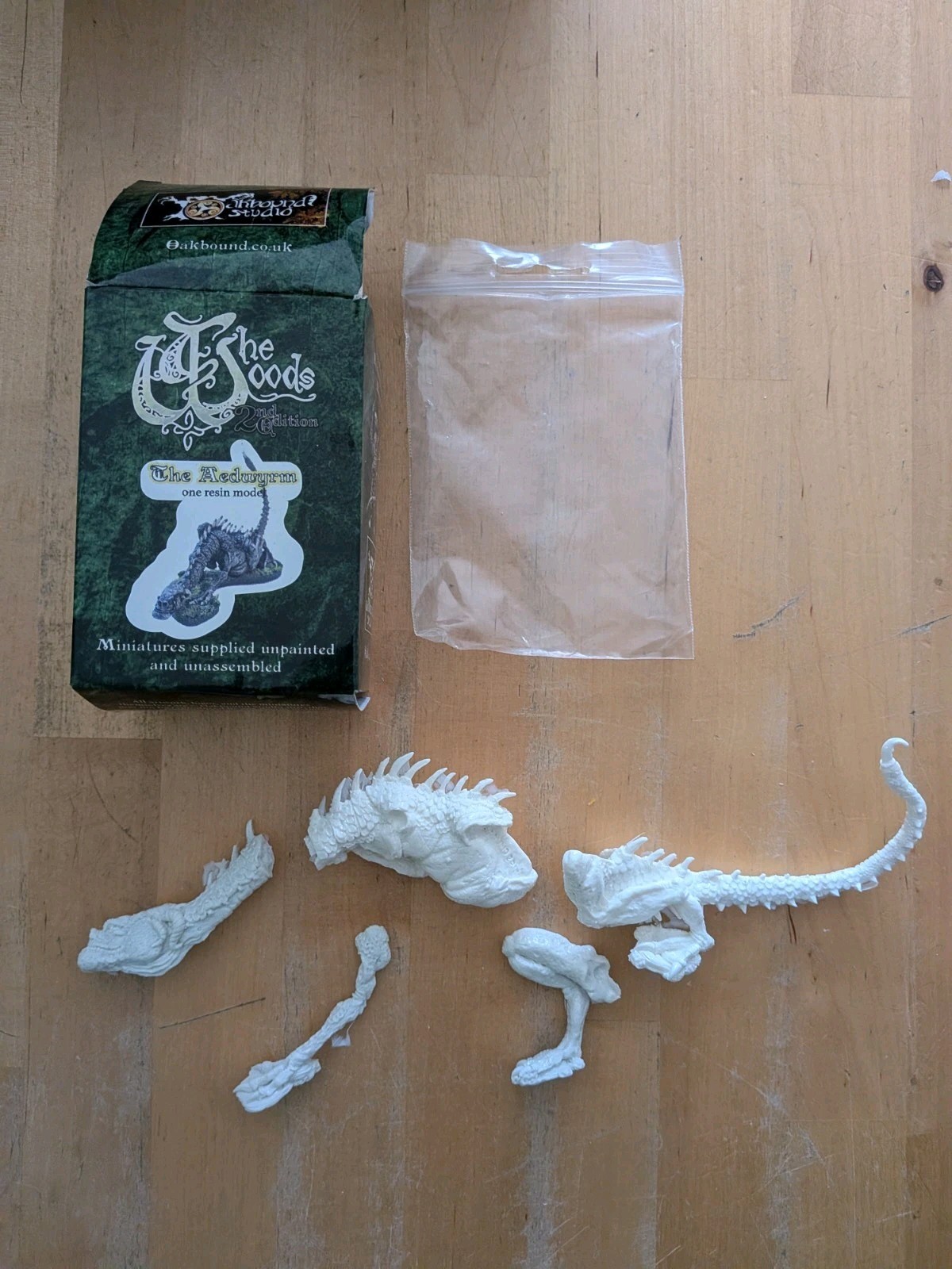 Oakbound Studios The Woods 2nd Edition Aedwyrm Resin Miniature