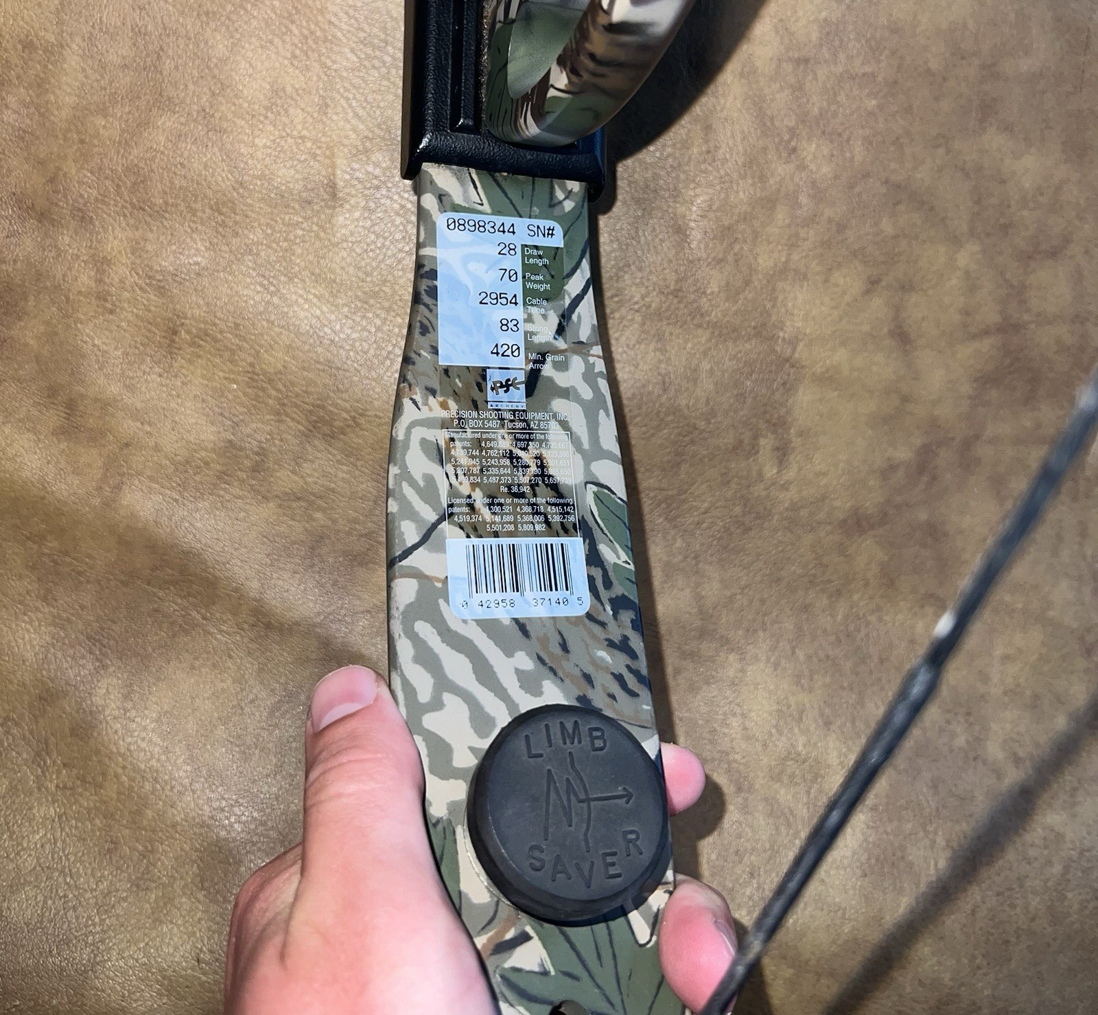 PSE Firestorm Compound Bow Archery RTH Plano Case Cobra Sight 70 Pound Draw Used