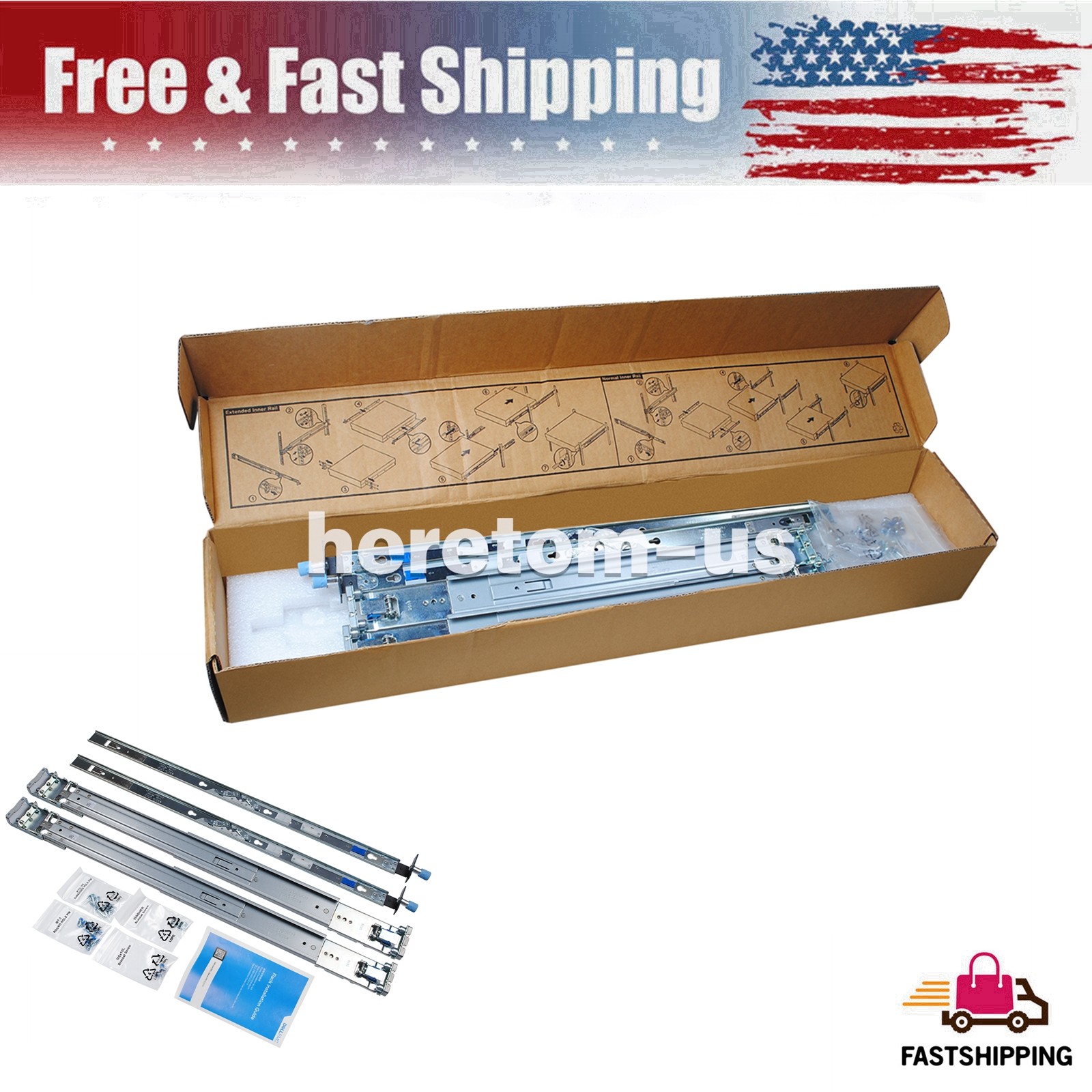 CCY73 2U Sliding Rail Kit T4Y2K For Dell PowerEdge R540 XE2420