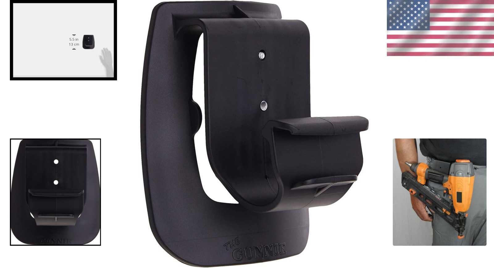 Ultimate Cordless Drill Holster with Adjustable J Hook – Versatile Tool Holder