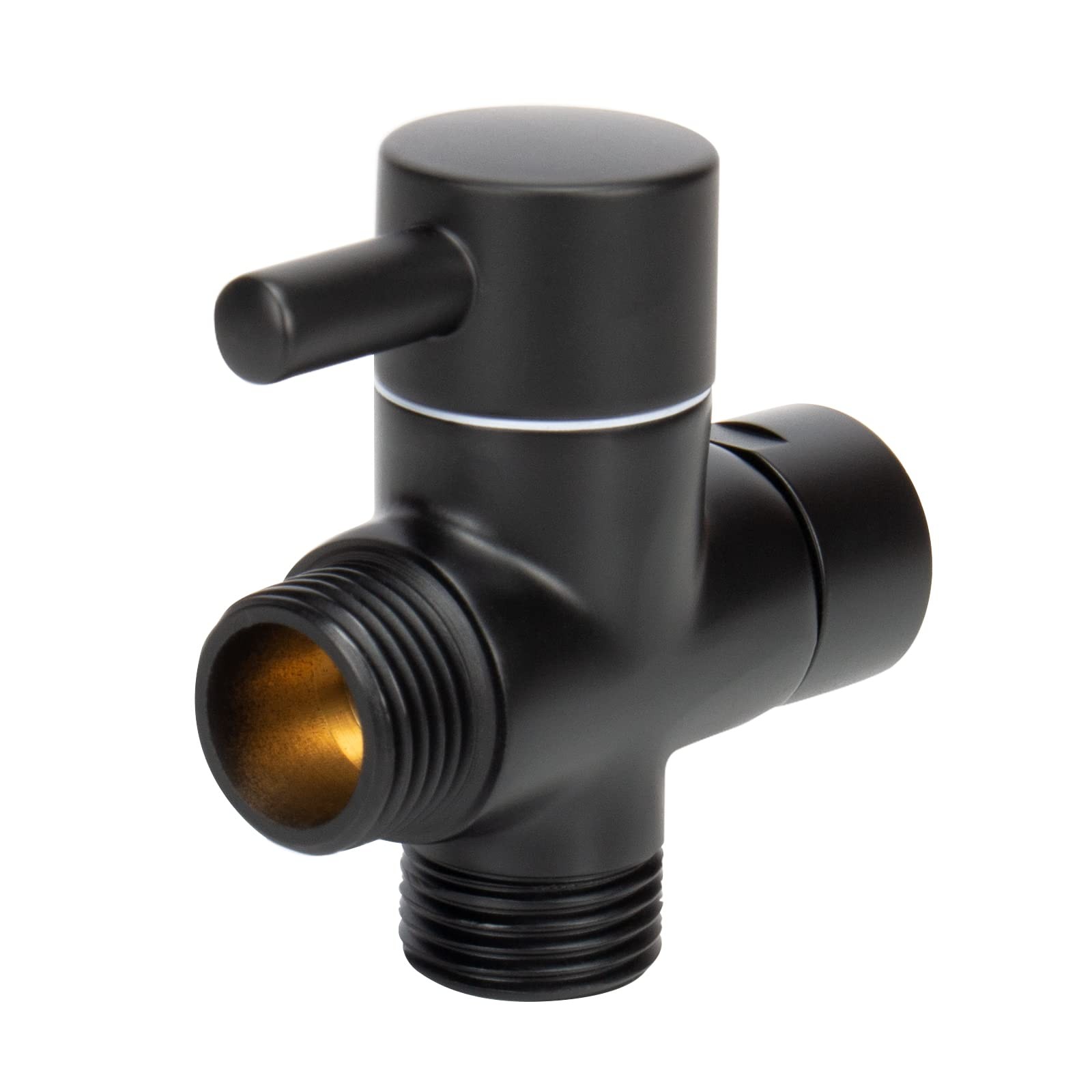 Shower Diverter Valve Solid Brass G1/2 Universal 3-Way Shower Diverter Matte