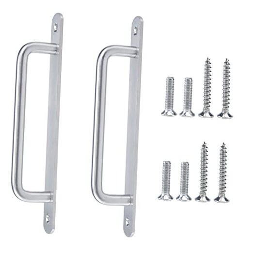 2 PCS Pull Push Door Handle,Metal Commercial Door 7.5x0.75 Inch / 192x19 mm
