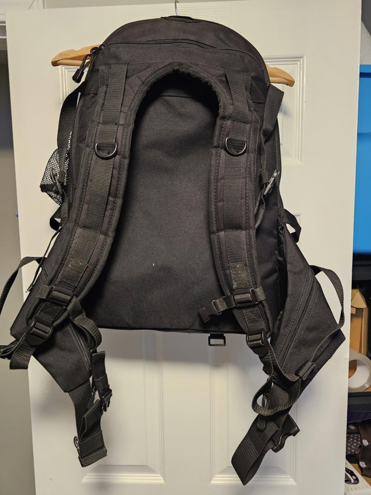 Code Alpha Large Military Backpack Tactical Field Gear Black Expandable Bugout