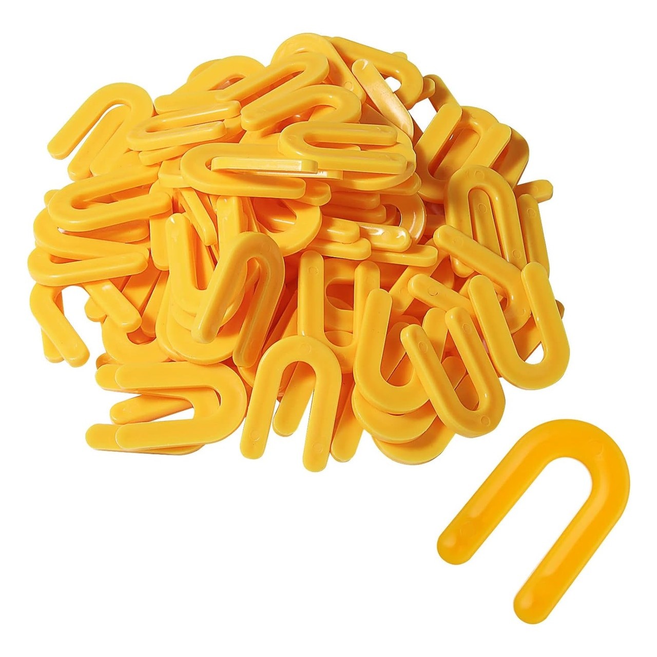 3/16" Yellow Horseshoe Shims – Bag of 100