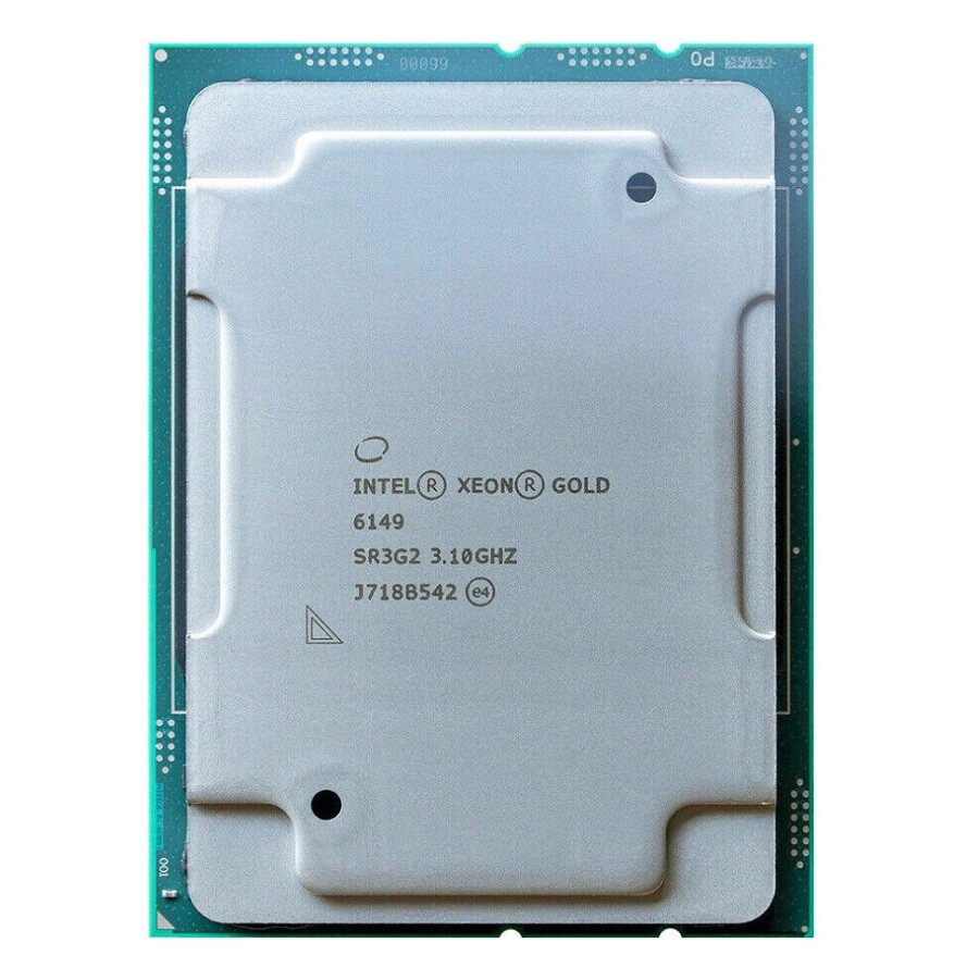 Intel Xeon Gold 6149 3.10GHz 16-Core 205W C621 SR3G2 LGA-3647 CPU Processors