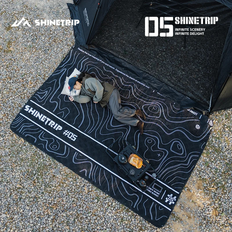 ShineTrip Outdoor Picnic Mat Ultra  Aluminum Film Waterproof Floor Mat spr