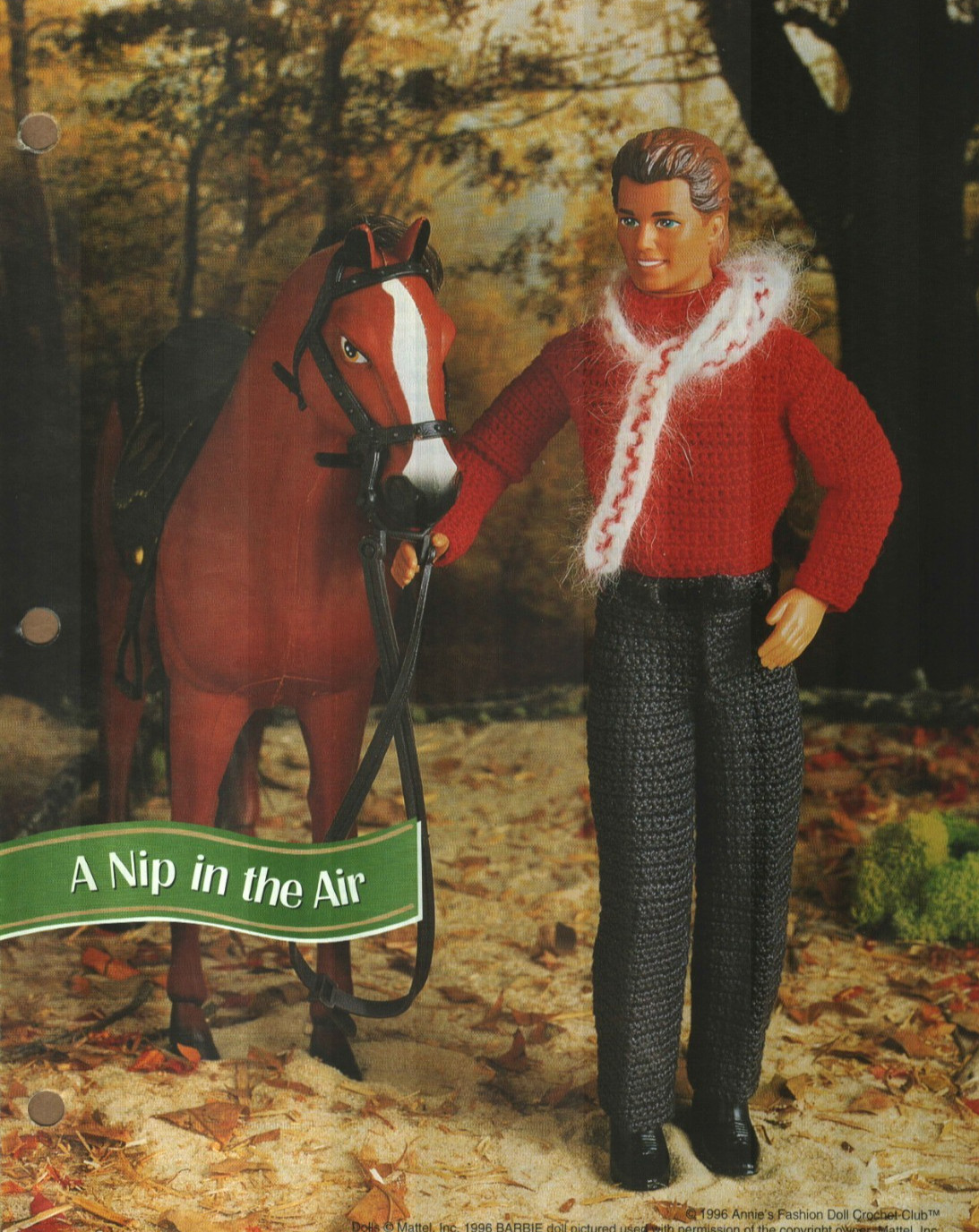 NEW A NIP IN THE AIR MALE FASHION DOLL ANNIE'S CROCHET PATTERN INSTRUCTIONS