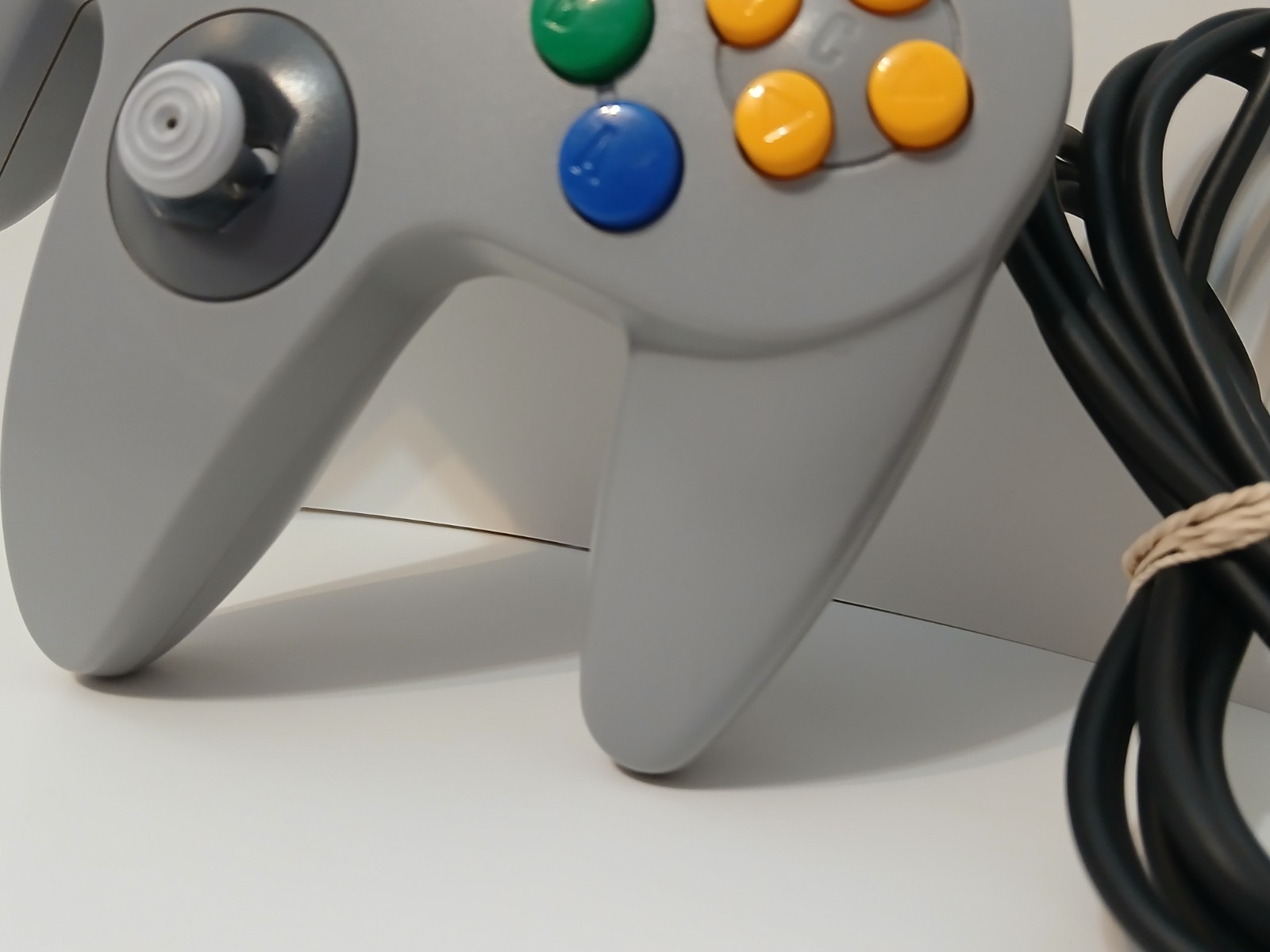 Nintendo 64 OEM Original Gray Controller + Controller Pak TESTED! N64