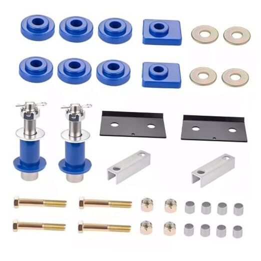13-04164 Engine Hood Hinge Pivot Bolt Kit & Truck Hood Bumper & Hood Roller