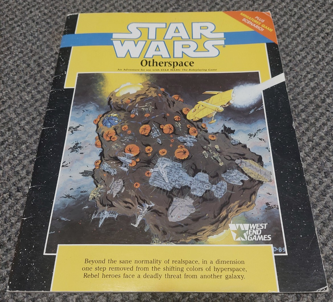 Star Wars - Otherspace - West End Games RPG - 40018 w/ Map